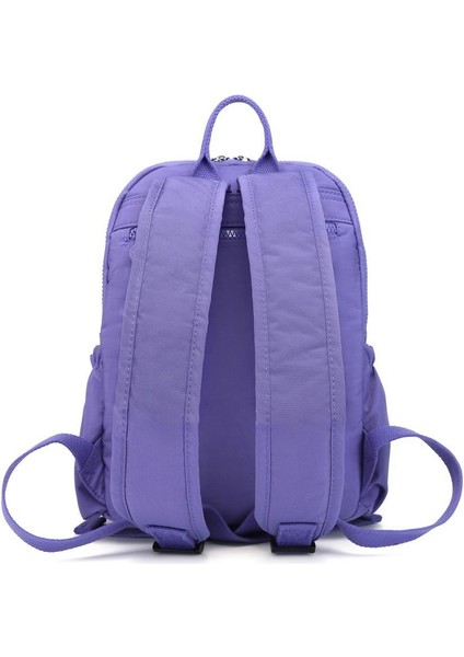Krinkıl Kumaş Su Geçirmez Kadın Sırt Çantası BC 3168 - Mor modelleri