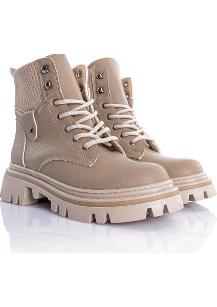 Patiro Kadın Bilekten Lastikli Vizon Bot