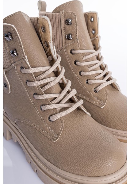 Patiro Kadın Bilekten Lastikli Vizon Bot indirimleri