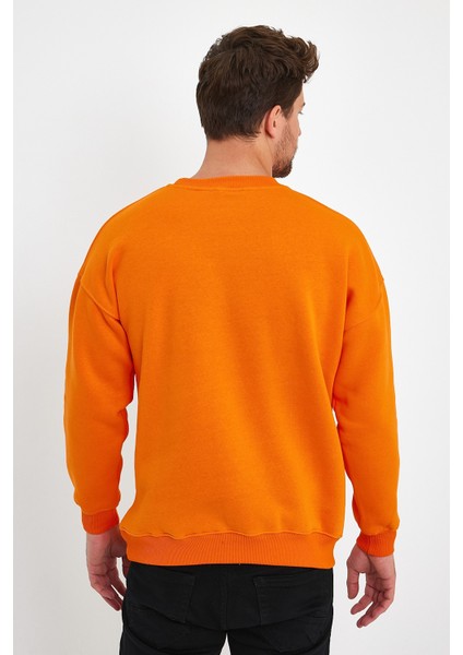 Turuncu Sweatshirt, Oversize Sweatshirt, Erkek Sweatshirt modelleri