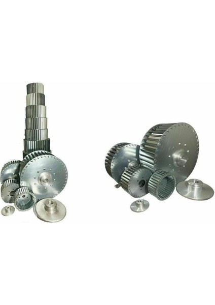 Çap 250 Boy 122 Delik 19 mm Sol Yön Radyal Fan Pervanesi modelleri