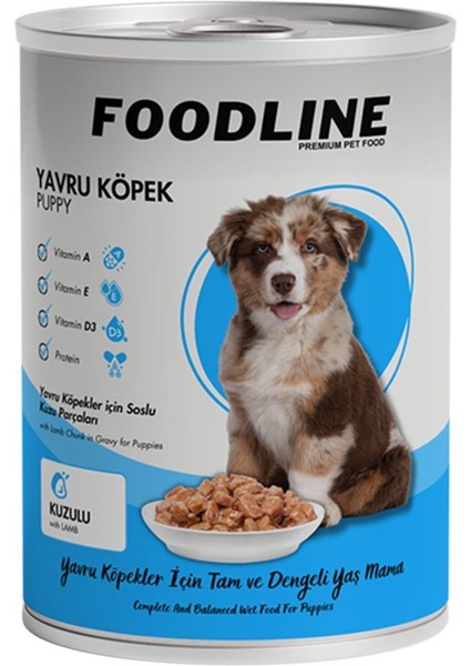 Kuzu Etli Yavru Köpek Konservesi 400 gr