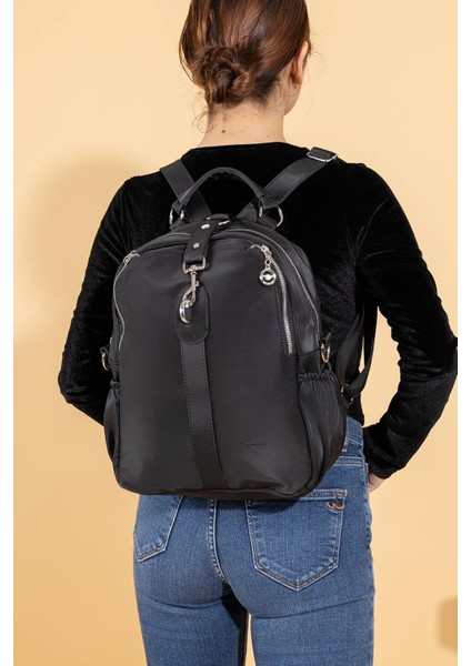 Armin Kadın Sırt Çantası ve Ayarlanabilir Askılı Omuz Çantası