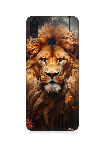General Mobile GM10 Uyumlu Yorgun Savaşçı Aslan Desenli Silikon Kılıf