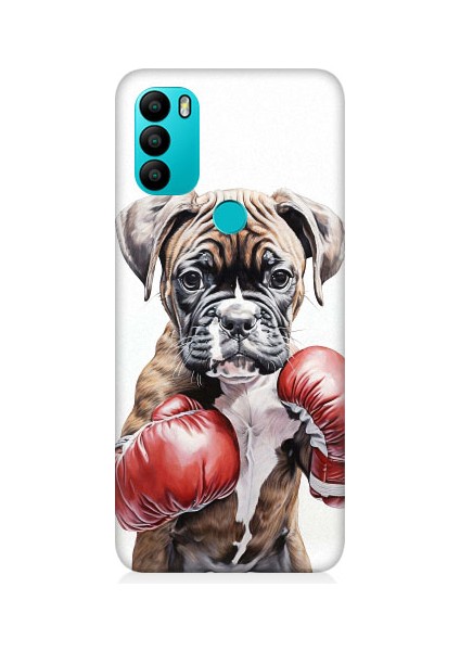General Mobile GM21 Plus Uyumlu Boksör Köpek Desenli Silikon Kılıf