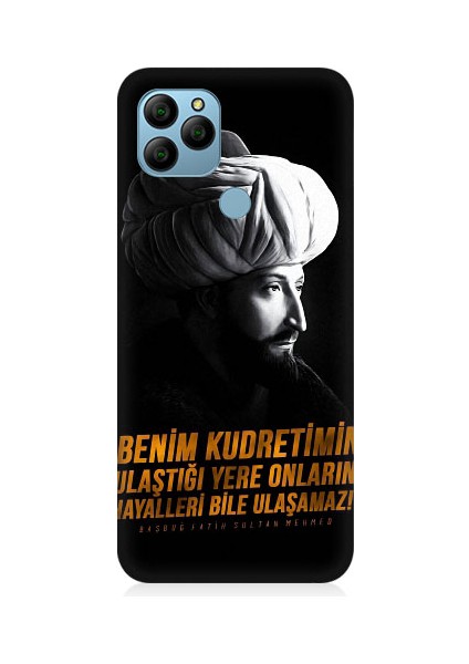 General Mobile GM21 Uyumlu Fatih Sultan Mehmet Han Desenli Silikon Kılıf