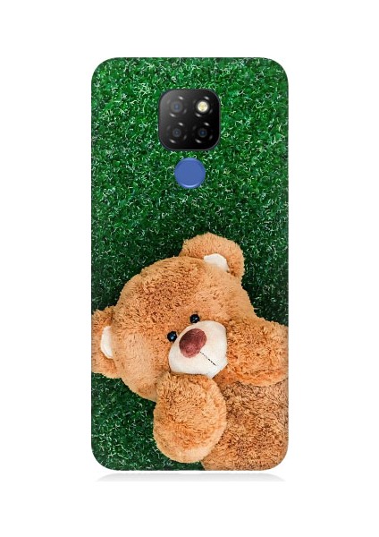 General Mobile GM20 Uyumlu Sevimli Kahverengi Ayı Desenli Silikon Kılıf