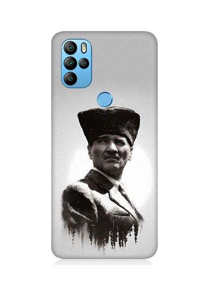General Mobile GM21 Pro Uyumlu Mustafa Kemal Atatürk Desenli Silikon Kılıf