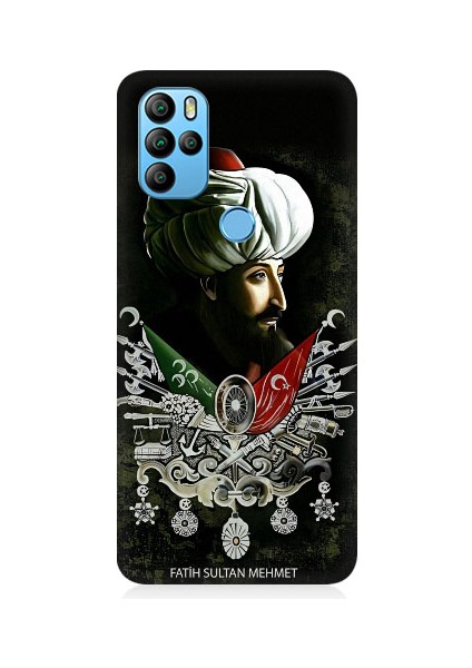 General Mobile GM21 Pro Uyumlu Fatih Sultan Mehmet Han Desenli Silikon Kılıf