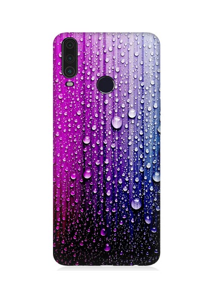 General Mobile GM10 Uyumlu Renki Damlalar Desenli Silikon Kılıf
