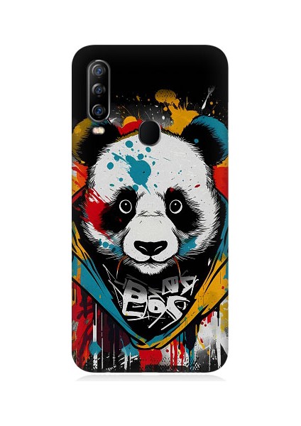 General Mobile GM20 Pro Uyumlu Renkli Boyalı Panda Desenli Silikon Kılıf