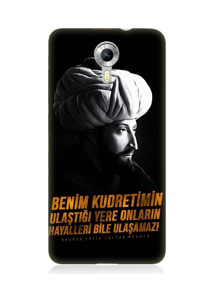 General Mobile Discovery 4g Uyumlu Fatih Sultan Mehmet Han Desenli Silikon Kılıf