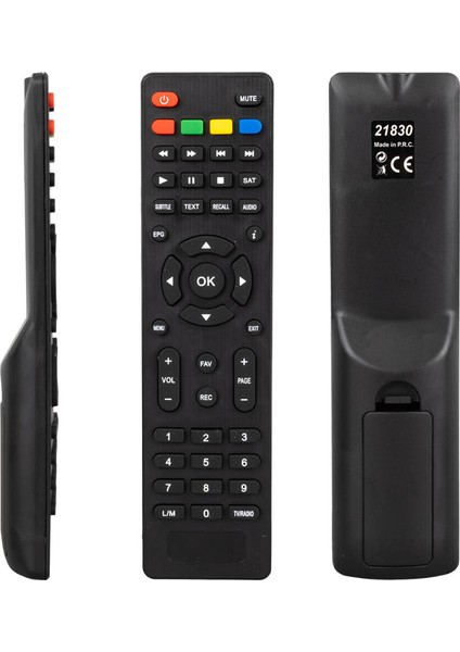 Kr Mysat Moonstar MS-3000 Full Hd Lm Tuşlu Bluetooth Lu Uydu Alıcı Kumandası Uzaktan Kumanda