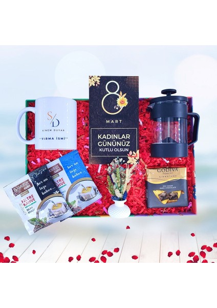 Kişiye Özel 8 Mart Kadınlar Günü Hediye Kutusu