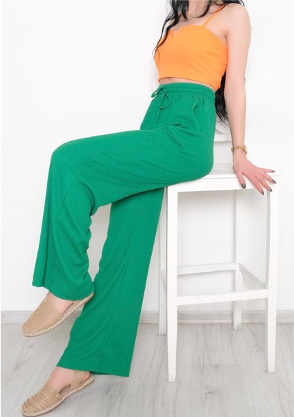 Beli Lastikli Bol Paça Palazzo Pantolon fırsatları