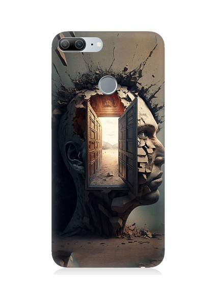 Huawei Honor 9 Lite Uyumlu Insan Beyni ve Hayali Desenli Silikon Kılıf