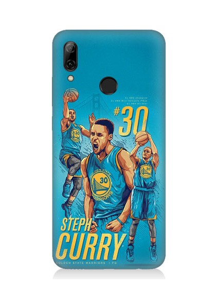 Huawei P Smart 2019 Uyumlu Stephen Curry Basketbol Desenli Silikon Kılıf