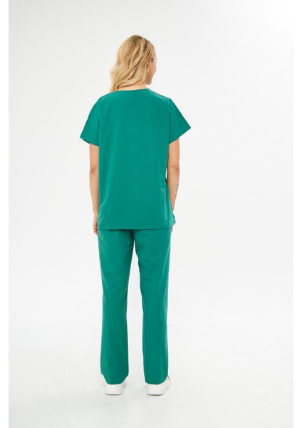Takım V Yaka Tree Cotton Hemşire Üniforma modelleri