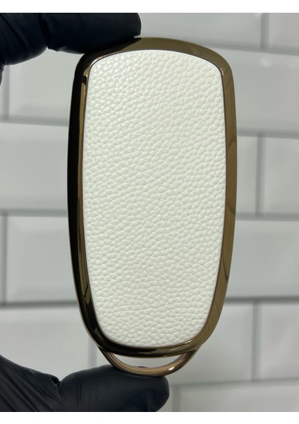 Chery Tiggo 8 Pro Smart Anahtar Kılıfı Beyaz Gold fırsatları