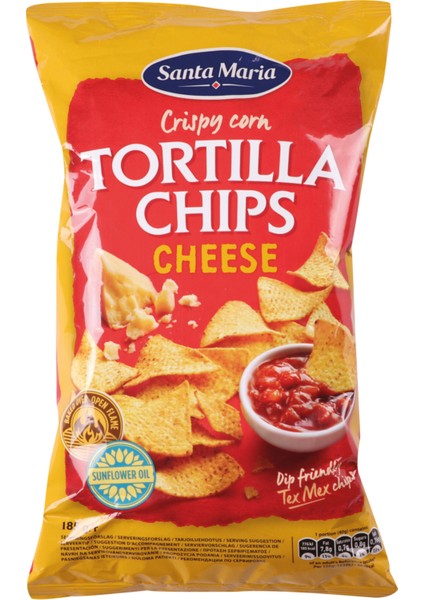 Tortilla Chips Cheese 185 G