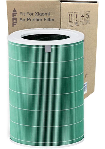 FAF Filtre Green Model 2S True HEPA14 Filtre Xiaomi Mi Air Purifier 2S Model: Ac-M4-Aa Uyumlu Özel Seri High Efficiency Yeşil Filtre Ölçü: Ø20XH29 cm