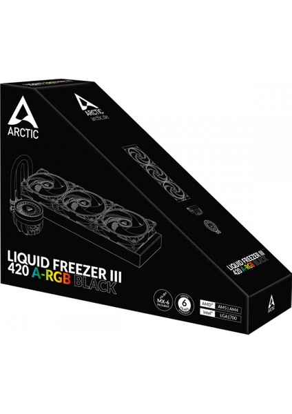 Liquid Freezer Iıı 420 A-Rgb Black Multi Compatible All-In-One Cpu Water Cooler