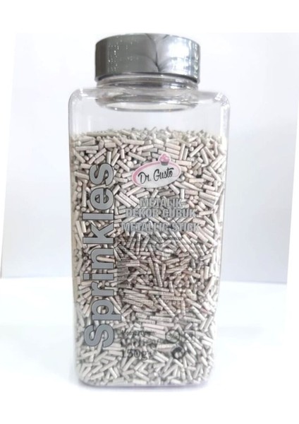 Dekor Metalik Çubuk 150 gr Gümüş