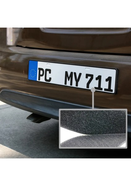 Plaka Cırt Cırt Çif Taraflı Yapışkan,Plaka Tutucu,Plaka Sabitleyici 50 Cm fiyatları