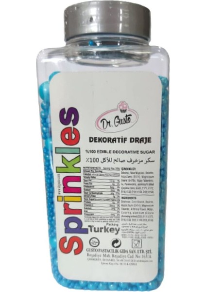 Festival Boncuk 250 gr Mavi