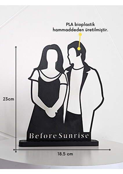 Alvina Atölye Before Sunrise Duvar Dekoru ve Biblo - Bioplastik