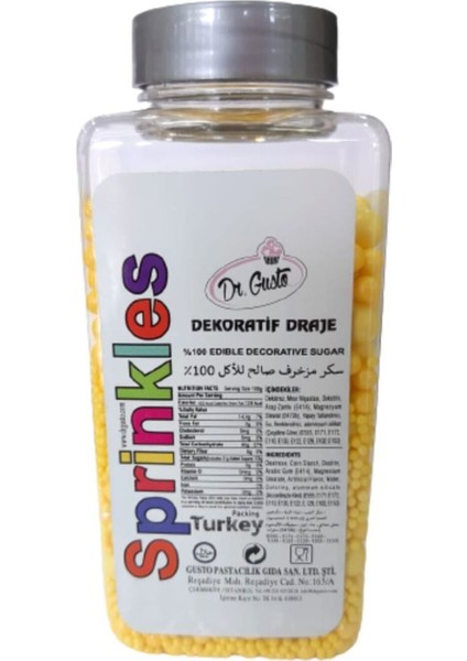 Festival Boncuk 250 gr Sarı