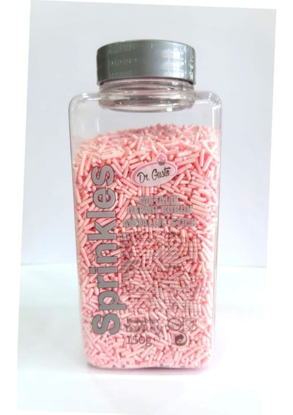 Yenilebilir Metalik Çubuk Bebe Pembe 150 gr