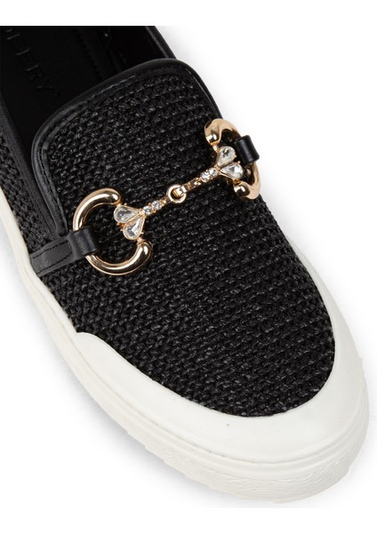 Siyah Toka Detaylı Kadın Sneaker Ayakkabı - K2000ZSYHP01 indirimleri