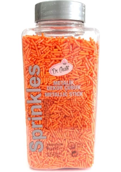 Dekor Metalik Çubuk 150 gr Turuncu