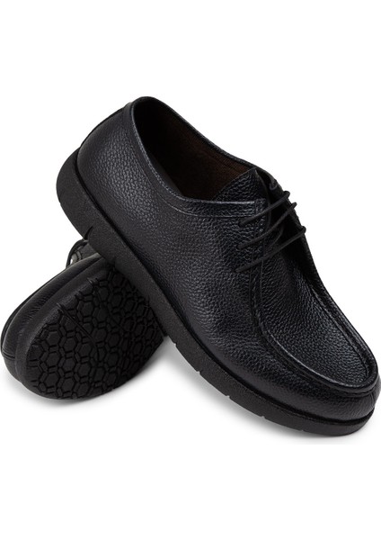 Hakiki Deri Koyu Lacivert Erkek Günlük Ayakkabı - 01971MLCVC01 modelleri