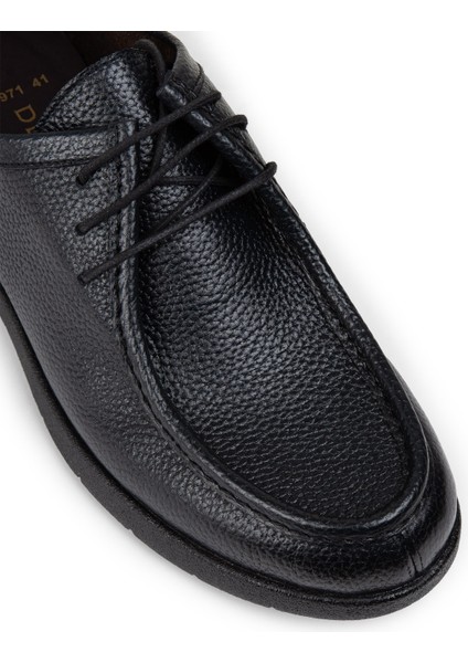 Hakiki Deri Koyu Lacivert Erkek Günlük Ayakkabı - 01971MLCVC01 indirimleri