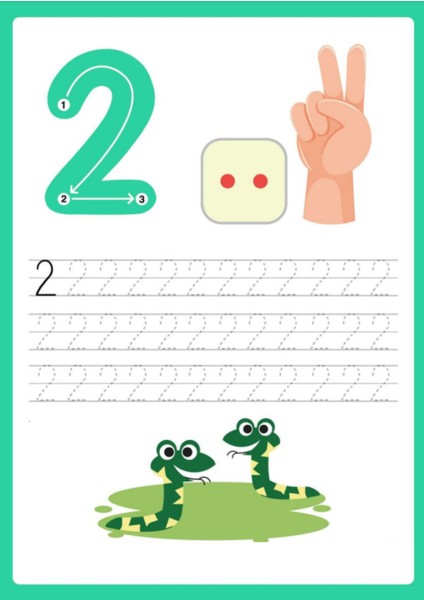 Okul Öncesi Rakamlar Yaz - Sil Kitabı modelleri