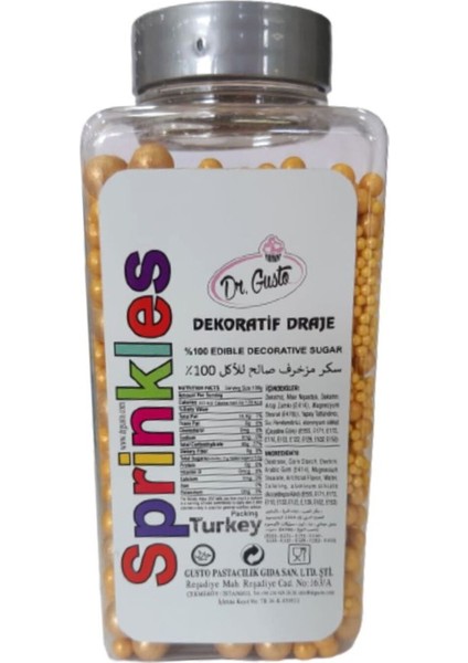 Festival Boncuk 250 gr Altın