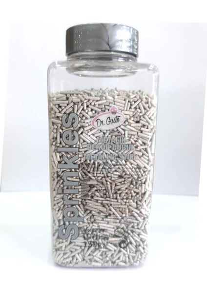 Dekor Metalik Çubuk 150 gr Gümüş