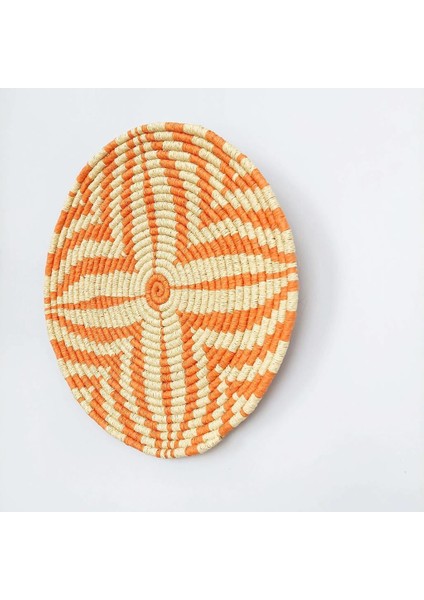 Beta 33 cm El Yapımı Dekoratif Hasır Duvar Tabağı Bohem Afrikan Etnik Ev Dekorasyon Aksesuarı modelleri