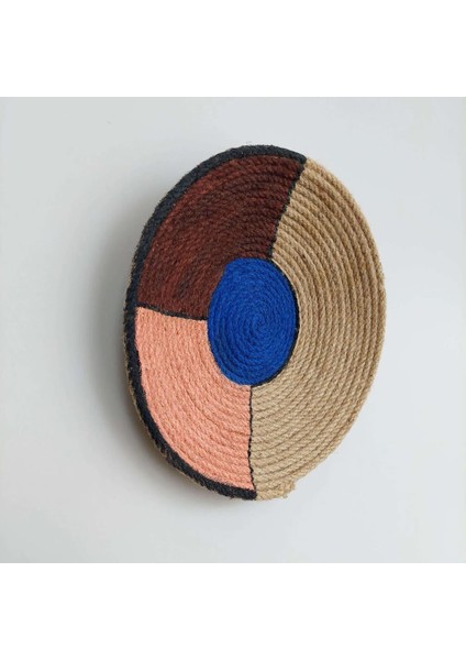 Titan 28 cm El Yapımı Dekoratif Hasır Duvar Tabağı Bohem Afrikan Etnik Ev Dekorasyon Aksesuarı fiyatları