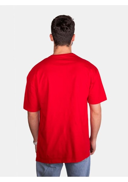 Unisex %100 Pamuk Oversize Sıfır Yaka Kısa Kollu T-Shirt fırsatları