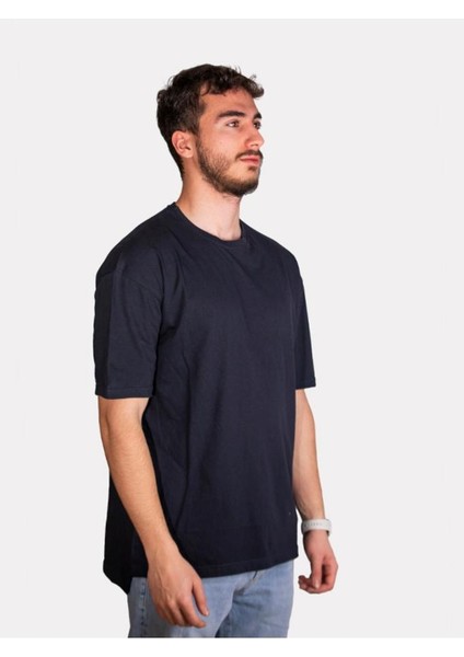 Unisex %100 Pamuk Oversize Sıfır Yaka Kısa Kollu T-Shirt fiyatları