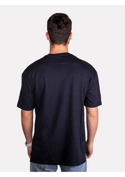 Unisex %100 Pamuk Oversize Sıfır Yaka Kısa Kollu T-Shirt fırsatları