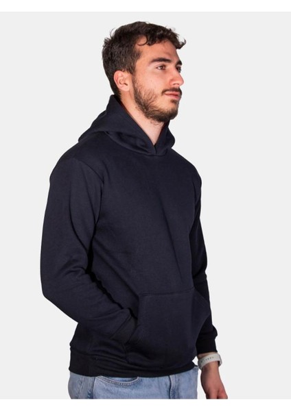 Unisex Üç Iplik Şardonlu Standart Kesim Kapşonlu Sweat fiyatları
