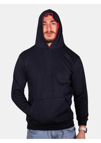 Unisex Üç Iplik Şardonlu Standart Kesim Kapşonlu Sweat modelleri