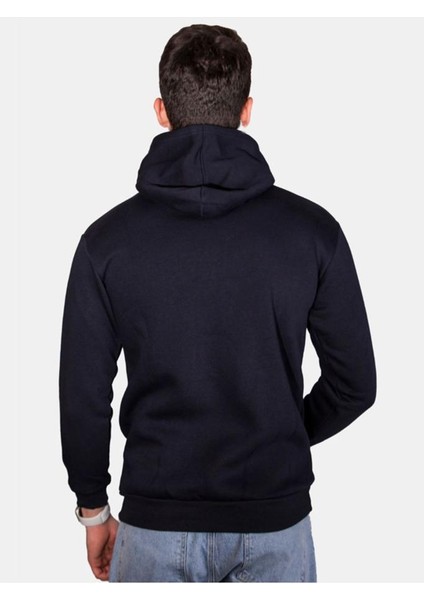 Unisex Üç Iplik Şardonlu Standart Kesim Kapşonlu Sweat fırsatları