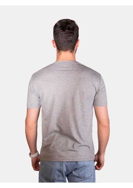 Unisex %100 Pamuk Standart Kesim V Yaka Kısa Kollu T-Shirt fiyatları
