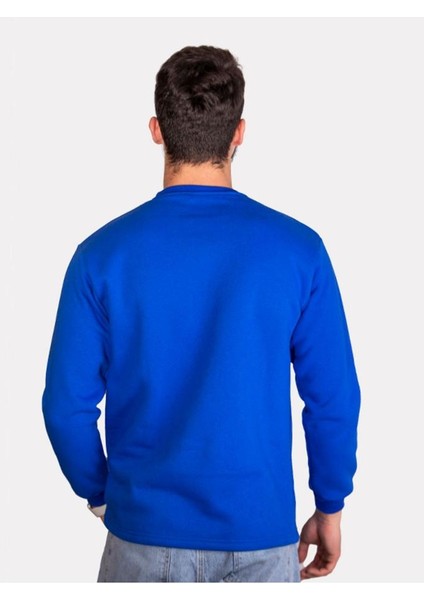 Unisex Üç Iplik Şardonlu Standart Kesim Sıfır Yaka Sweat fiyatları