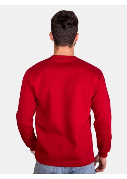 Unisex Üç Iplik Şardonlu Standart Kesim Sıfır Yaka Sweat modelleri